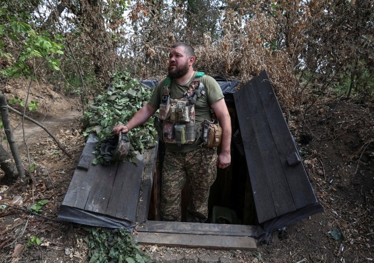 An artilleryman of the 15th Operative Purpose Brigade 'Kara-Dag of the National Guard of Ukraine is seen at his position at a front line, amid Russia's attack on Ukraine, near Pokrovsk, Donetsk region, Ukraine September 5, 2024. Radio Free Europe/Radio Liberty/Serhii Nuzhnenko via REUTERS