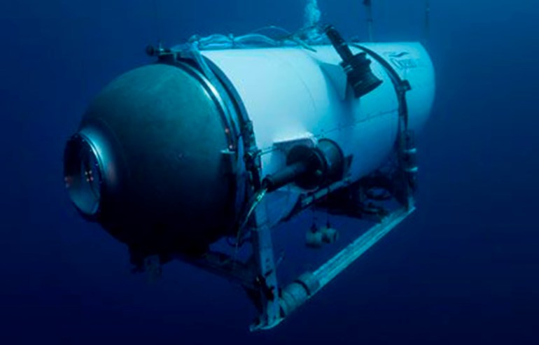 An OceanGate submersible