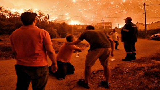 Raging wildfires in central Greece leave two people dead | Climate Crisis News