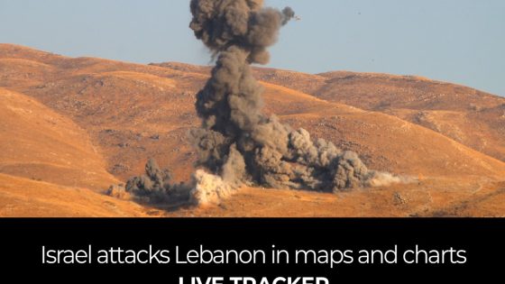 Israel attacks Lebanon in maps and charts: Live tracker | Israel-Palestine conflict News