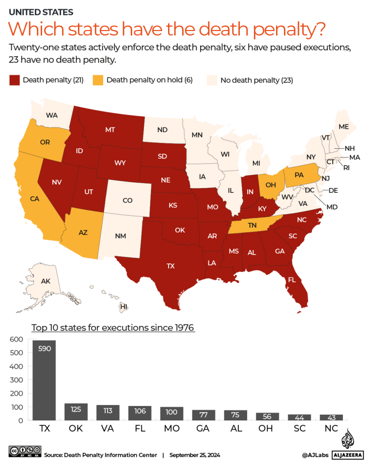 INTERACTIVE - Which states have the death penalty 2024-1727245173