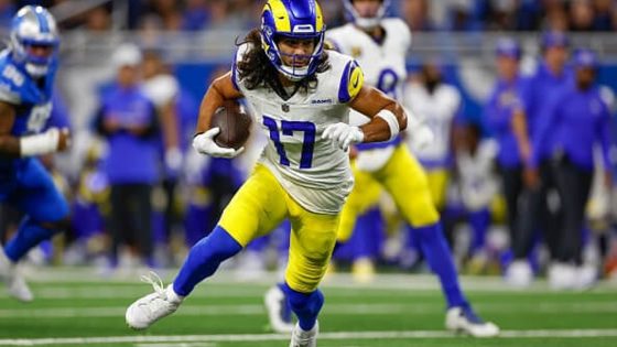 Rams WR Puka Nacua ruled out vs. Lions with knee injury