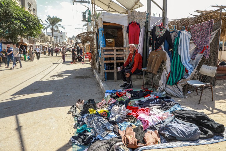 a view of the worn out clothing for sa