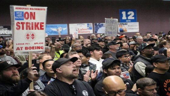 Boeing shores up finances even as striking workers rally | Workers’ Rights News