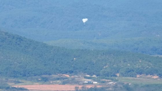 North Korean balloon dumps rubbish on South Korea’s presidential compound | News