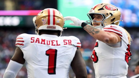 49ers' Deebo Samuel and George Kittle questionable, Jauan Jennings out vs. Cowboys