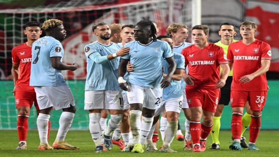 Lazio's Loum Tchaouna substituted after alleged racist abuse at Twente – head coach Marco Baroni