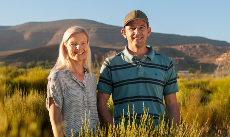 Pete + Monique Ethelston In The Tealands [Courtesy of Red Espresso]