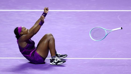 Coco Gauff wins WTA Tour Finals in Riyadh with comeback over Zheng Qinwen