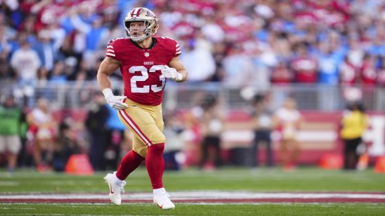 Will 49ers' Christian McCaffrey get a 2023-like workload? Kyle Shanahan is mum for now