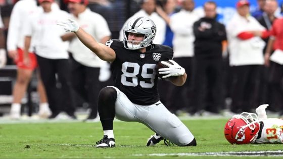 Raiders' Brock Bowers having a historic rookie season despite team's struggles