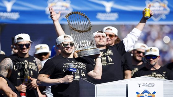 Scenes from a Dodgers World Series parade: 'Best thing I've ever been a part of'