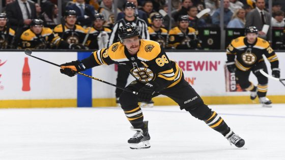 Bruins’ David Pastrňák benched in third period: ‘Coach’s decision,’ says Jim Montgomery