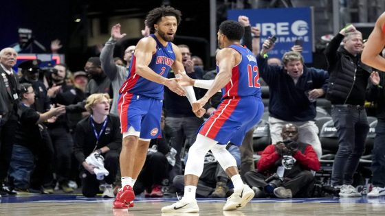 Pistons' Cade Cunningham caps off historic triple-double with game-winning layup, block