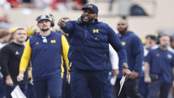 Michigan loss to Indiana calls Sherrone Moore's game management into question