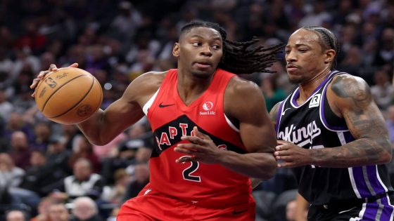 Raptors rookie Jonathan Mogbo is getting a crash course in the NBA — and surviving