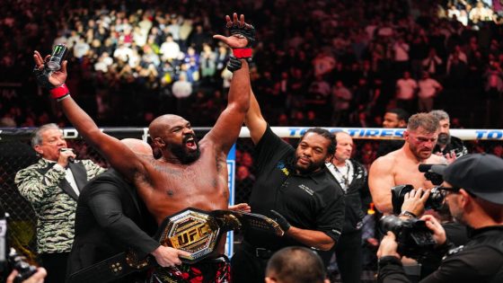 Jon Jones's GOAT resume grows with Stipe Miocic knockout to defend heavyweight title at UFC 309