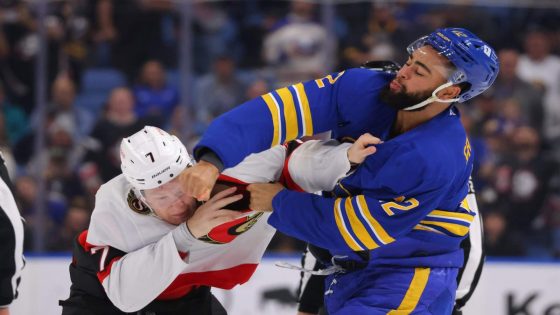 How Jordan Greenway fighting Brady Tkachuk set tone for Sabres' win over Senators