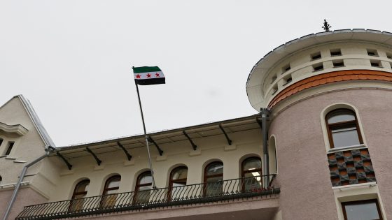 Images of Syria’s opposition flag raised at the embassy in Russia | Syria’s War News