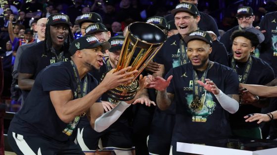 After winning NBA Cup, Bucks keep champagne on ice: 'You get back to work'