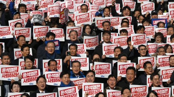 Protests call for South Korean president to quit over martial law order | Protests News