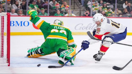 Scary Brock Faber injury is latest gut punch for reeling Wild in 6-1 loss to Panthers