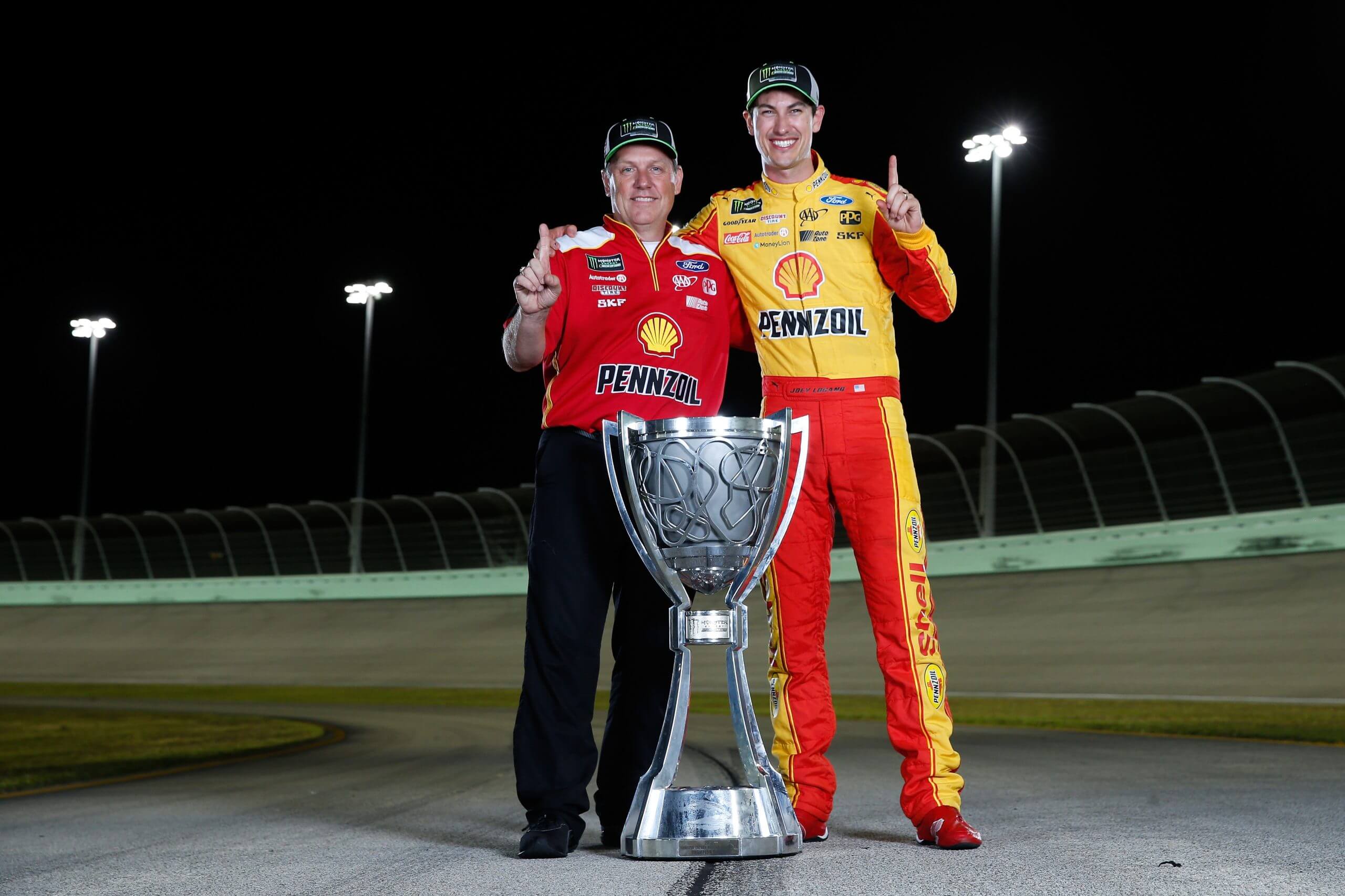 Todd Gordon and Joey Logano