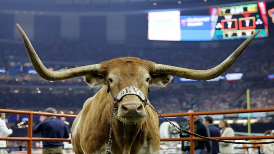 Texas mascot Bevo won't attend SEC championship game due to limited sideline space