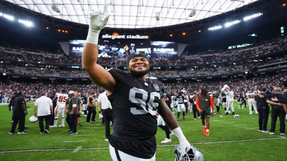 Raiders rookie Jonah Laulu is 'being disruptive,' making an impact for his hometown team