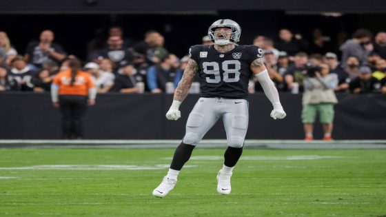 Raiders' Maxx Crosby to miss second career game Monday vs. Falcons due to ankle injury