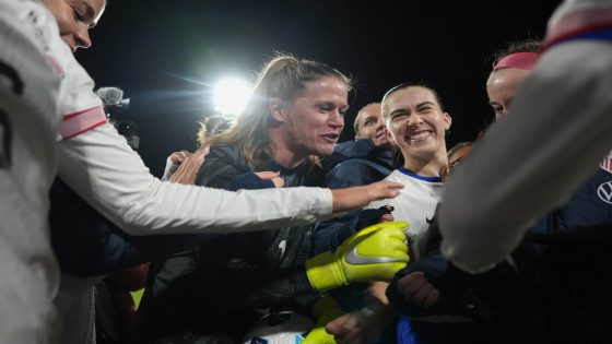 Alyssa Naeher stays true to her stoic ways in final game, but U.S. teammates are full of emotion