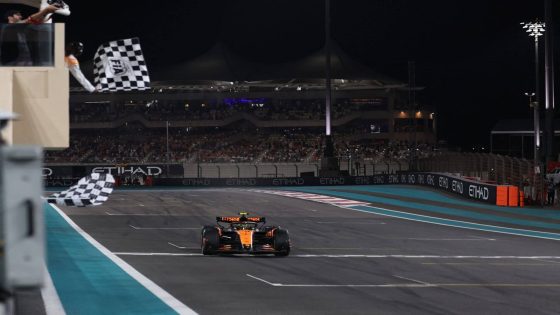 Lando Norris captures F1 constructors' championship for McLaren with Abu Dhabi GP win