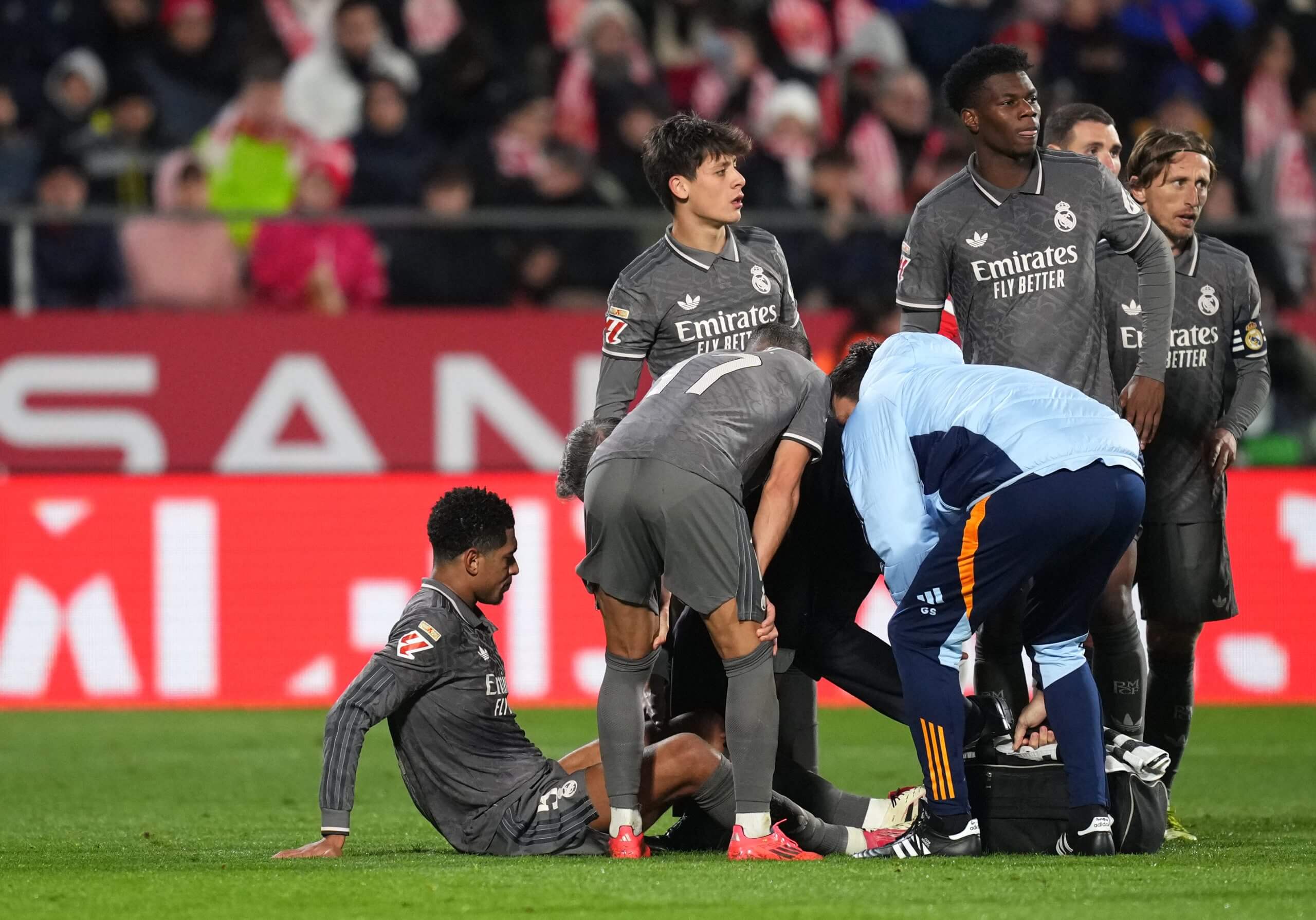 Bellingham was substituted off just after the hour mark (Alex Caparros/Getty Images)