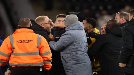 Wolves striker Matheus Cunha could face FA punishment over altercation with Ipswich staff member