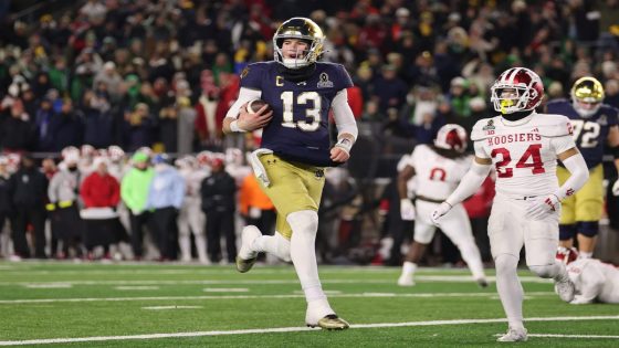 Notre Dame rolls past Indiana in College Football Playoff opening game: What's next?