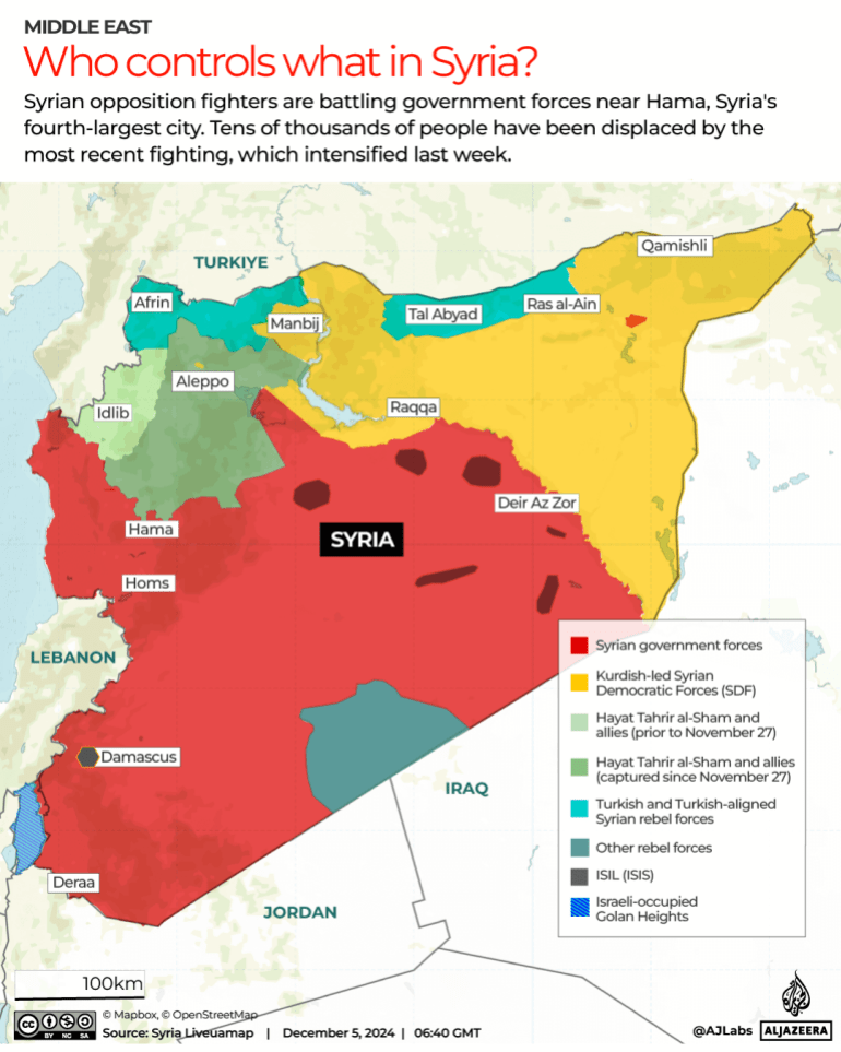 INTERACTIVE - who controls what in Syria December 5 2024-1733385588