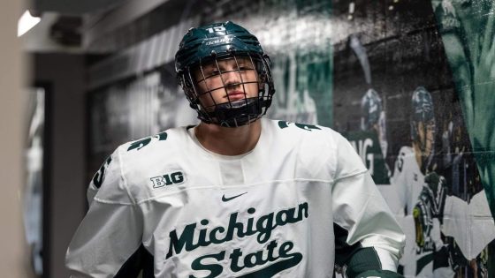 How Wild prospect Charlie Stramel got his game back after transfer to Michigan State: 'Stick with this kid'