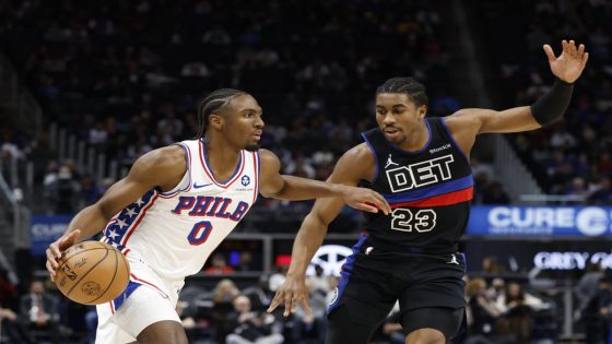 After an NBA Cup win, 'exhausted' Pistons lose to 76ers in second of back-to-backs