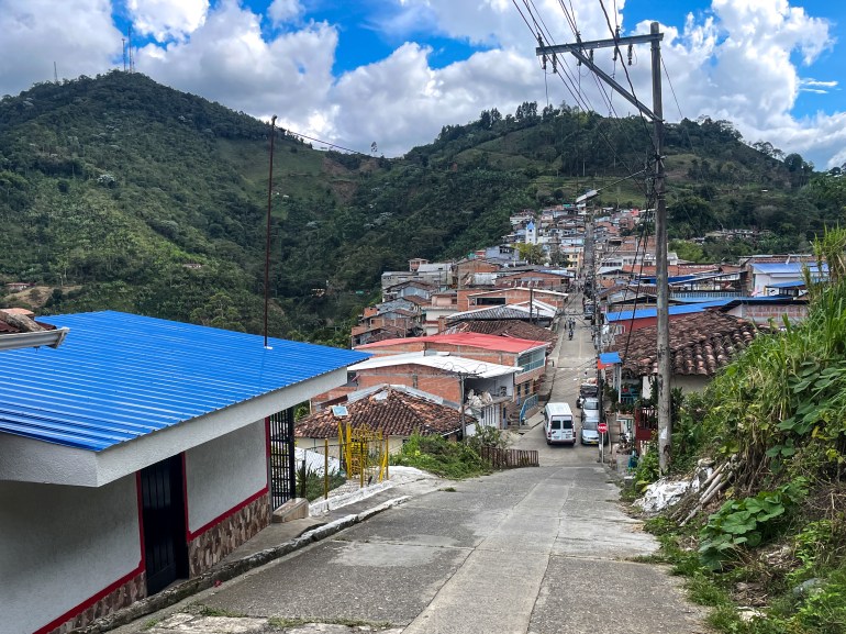 The town of El Aguila is a coffee growing community in the Western Cordillera CREDIT Catherine Ellis